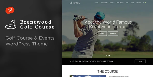 Brentwood – Golf Course WordPress Theme