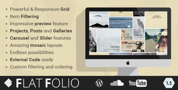 FlatFolio – Flat & Cool WP Portfolio